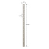 Mitek LSTA Series LSTA12 Light-capacity Strap Tie, 12 In L, 1-1/4 In W, Galvanized (12 x 1-1/4)