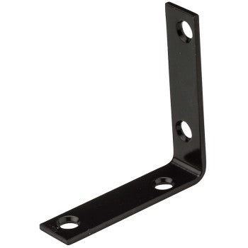 National N266-482 Corner Brace, Black ~ 2 1/2