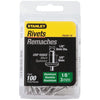 Stanley 1/8 in x 3/8 in Aluminum Rivets (100 Pk)