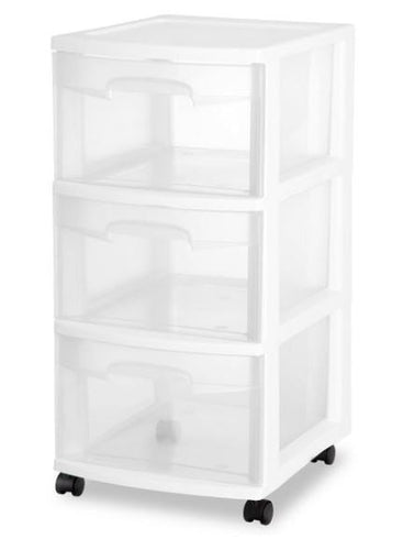 Sterilite 3 Drawer Cart (3 Drawer -2830)