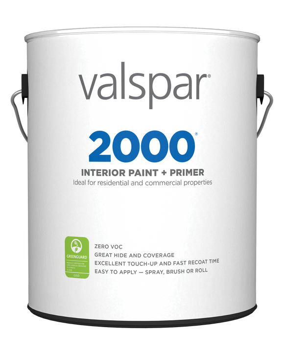 Valspar® 2000™ Interior Paint + Primer 1 Gallon Flat Antique White (1 Gallon, Flat Antique White)