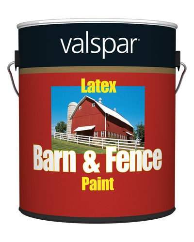 Valspar® Latex Barn & Fence Paint 1 Gallon Gloss White (1 Gallon, Gloss White)