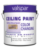 Valspar® Latex Color Changing Ceiling Paint 1 Gallon Flat White (1 Gallon, Flat White)