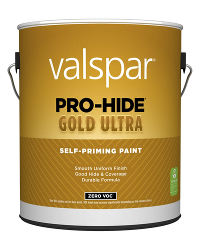 Valspar® Pro-Hide® Gold Ultra Interior Self-Priming Paint Eggshell 1 Gallon Clear Base (1 Gallon, Clear Base)