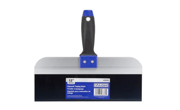 Vulcan Drywall Taping Knife Steel Blade Ergosoft Handle (12