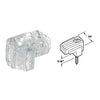 PrimeLine/SlideCo U9003 Clear Mirror Clips, Fits 1/8