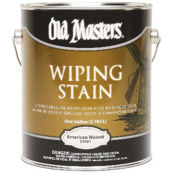 Old Masters 13001 Wiping Wood Stain, American Walnut ~ Gal