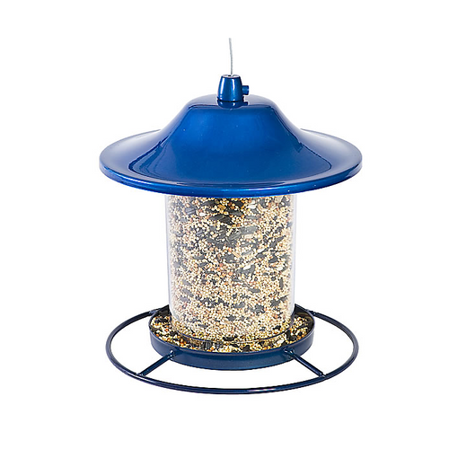 Perky-Pet® Blue Sparkle Panorama Feeder - 2 lb Seed Capacity (1-Count)