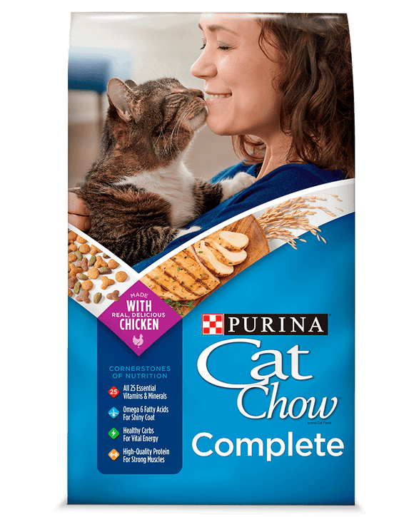 Purina Cat Chow Complete with Real Chicken Dry Cat Food (3.15 lb)