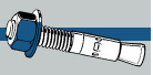 Midwest Fastener TorqueMaster Blue Wedge Anchors 3/8 x 3-3/4 (3/8 x 3-3/4)