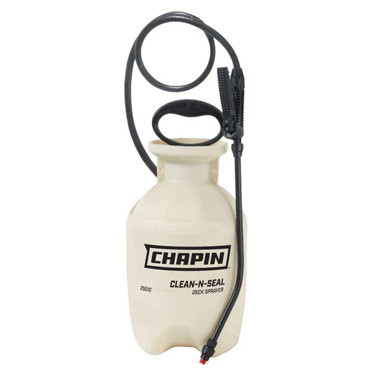 Chapin 25010: 1-gallon Clean 'N Seal Poly Deck Sprayer for Deck Cleaners, Transparent Stains and Sealers (1 Gallon)