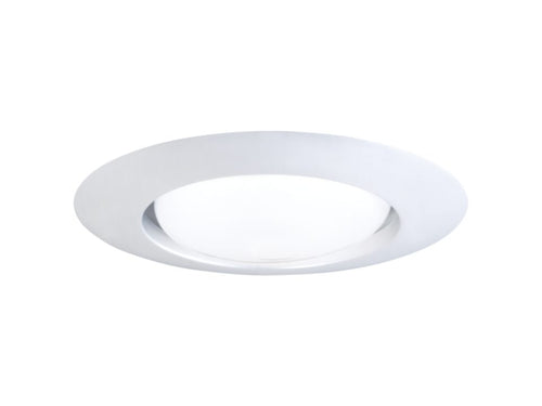 Halo 401P Matte White 6 in. W Metal Halogen Recessed Light Trim 150 watt