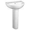 American Standard 22-Inch Evolution 4-Inch Centerset Pedestal Sink Top, White (22, White)