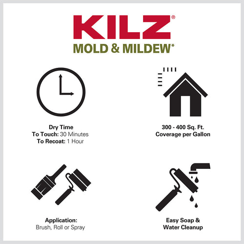 Masterchem KILZ® Mold & Mildew Interior | Exterior Primer