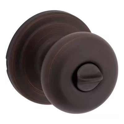 Spectrum Kwikset® Juno Knob Bed/Bath (Venetian Bronze)