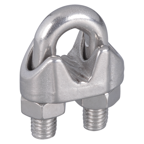 National Hardware Wire Cable Clamp (1/4, Stainless Steel)