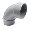 Canplas PVC DWV 90 Degree Street Pipe Elbow Spigot x Hub