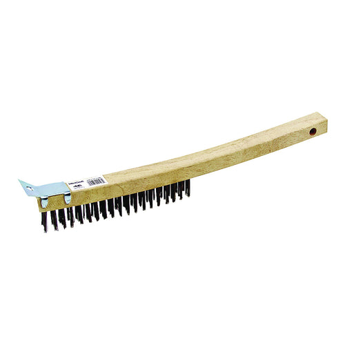 ProSource WB01319S Wire Brush with Scraper