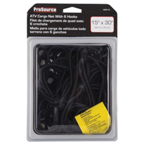 ProSource Cargo Net Rubber Black