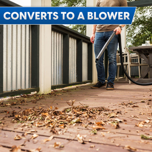 Vacmaster 5-Gallon* 3 Peak HP† Stainless Steel Wet/Dry Vacuum VOC507S