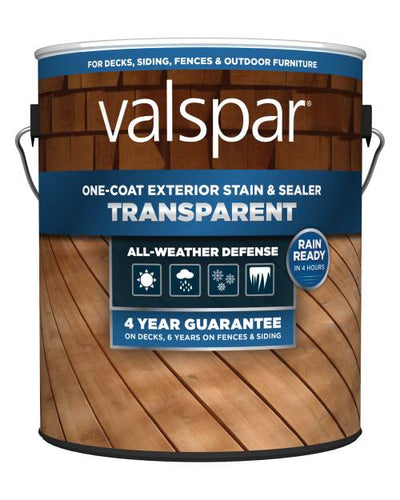 Valspar® One-Coat Transparent Stain & Sealer