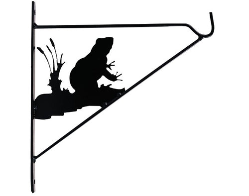 Landscapers Select Plant Bracket Frog Wall Mount Matte Black
