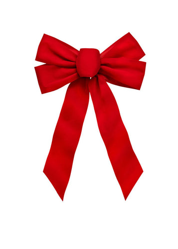 Holiday Trims 7970 Red Velvet Bow 5 Loop 11 x 16