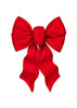 Holiday Trims 7371 Red Velvet Deluxe Bow Wired 5 Loop 12 x 18