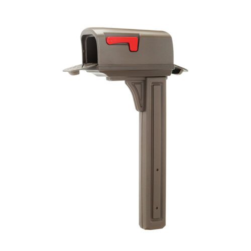Gibraltar Classic Mailbox & Post Kit – Mocha