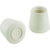 Prosource Furniture Leg Tip Round Rubber White 7/8 Dia