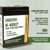 Moultrie 6v Tab-Top Battery (Rechargeable)