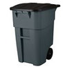 Rubbermaid Commercial Rollout Container 50 Gal Gray