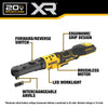 DEWALT® 20V XR® Brushless 3/8-in. & 1/2-in. Sealed Head Ratchet (Tool Only)