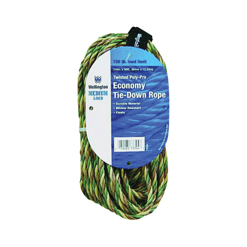 Wellington Twisted Polypropylene Camouflage Rope