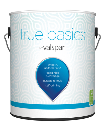 Valspar True Basics  1 gal Semi-Gloss Interior Paint - White (1 Gallon, White)