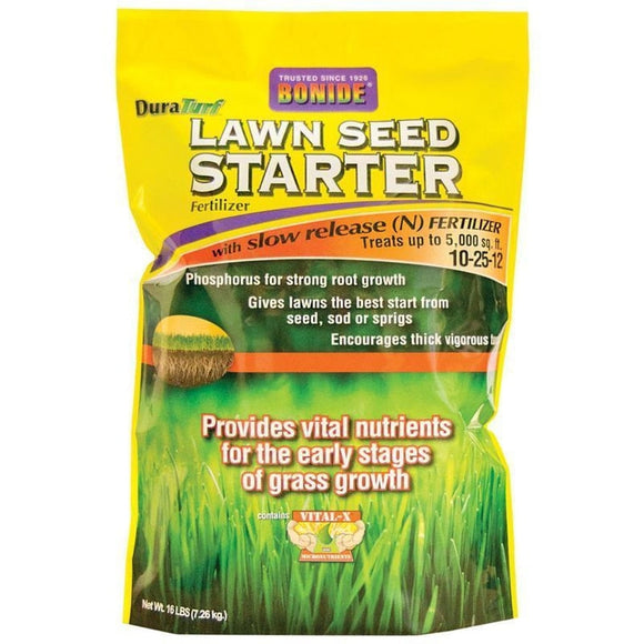 BONIDE LAWN SEED STARTER FERTILIZER 10-25-12