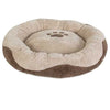 Petmate Aspen Pet Round Pet Bed With Paw Applique 22