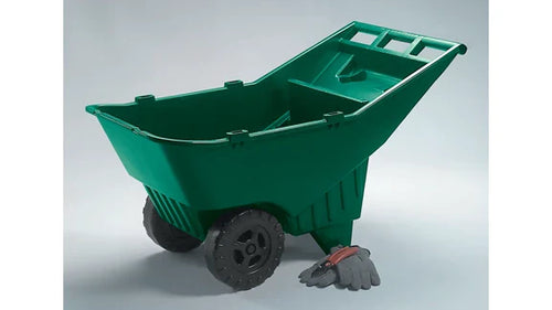 Rubbermaid Roughneck Lawn Cart 4.75 Cubic Foot Green (4.75 Cubic Foot, Green)